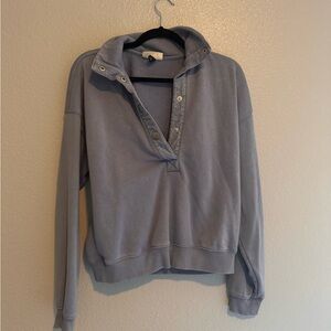 Dusty blue crew neck